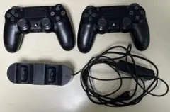 プレステ4 コントローラー　ジャンク品　充電器付き