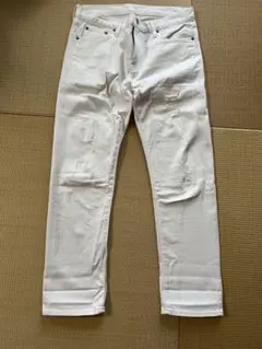 UNIQLO ユニクロ　デニム　セルビッジ　ホワイト　W32