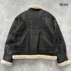 極美品】サントリーBOSS B-3フライトジャケット　ボスジャン　ブラウン　限定 Yahoo!オークション - 新品同様 初代 復刻 サントリー BOSS