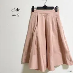 ☆美品☆ ef-de エフデ フレアスカート ピンク Sサイズ 大人気