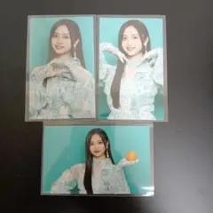 乃木坂46 井上和 ネーブルオレンジ ミニ生写真 表題 3種コンプ