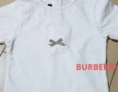 BURBERRY バーバリー B刺繍 チェックリボン Tシャツ