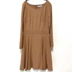 美品◯ストロベリーフィールズ◯フレアワンピース◯2ブラウンベージュ