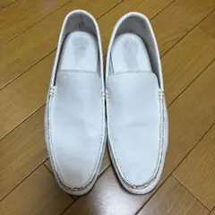 VISARUNO ホワイト スリッポン