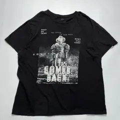 イット ペニーワイズ ホラー ムービーTシャツ XL 黒 ブラックab6386