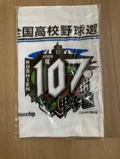 第107回（2025年）甲子園出場校　フェイスタオル