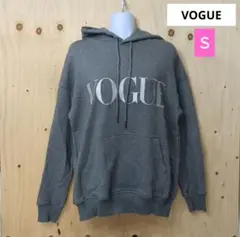 VOGUE ボーグ　ロゴ刺繍パーカー　Ｓ　グレー