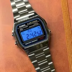 ⭐️新品未使用⭐️ CASIO 《青》液晶カスタム 【A158WA-1JH】