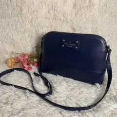 Kate spade New York ショルダーバッグ ネイビー 斜め掛け
