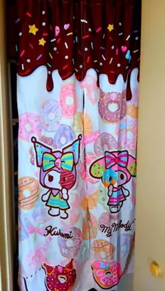 マイメロ&クロミ のれん