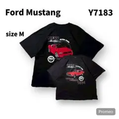 【即購入OK】Ford Mustang 半袖Tシャツ　サイズXL相当　ブラック