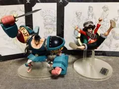 ワンピース 一番くじ 劇場版スタンピード フィギュア2品+名場面原画アート3品