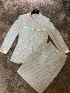 ☆美品☆ レオナール ツイード セットアップ スーツ