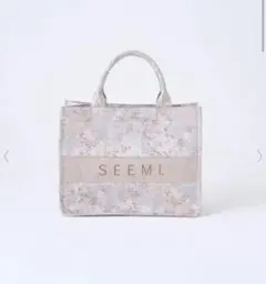 Seemi by NICE CLAUP ジャガードトートバッグ