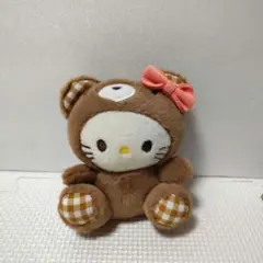 サンリオ　ハローキティ　くまの着ぐるみ　キーホルダー
