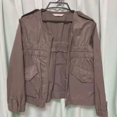 【lowrys farm】カーキ色ブルゾン、ジャケット