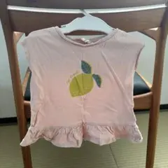Samansa Mos2 フリル付きTシャツ 100cm