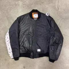 【アツオ】WTAPS ×NEIGHBORHOOD MA1 :M WTAPS x Neighborhood 25th Anniversary MA-1 Jacket Black Size