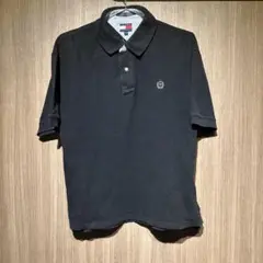 【TOMMY HILFIGER 】黒ポロシャツ Mサイズ