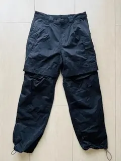 VIS ベルト付ナイロンカーゴパンツ