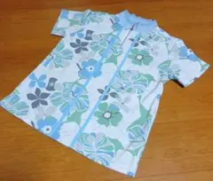 【超美品】IBIZA イビザ レディース モックネックジップアップシャツ L
