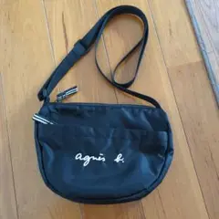 agnès b. 黒 ショルダーバッグ サコッシュ
