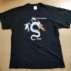 ドラゴン グラフィック Tシャツ ブラック