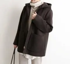 IENA 二重織りシャルムハーフコート