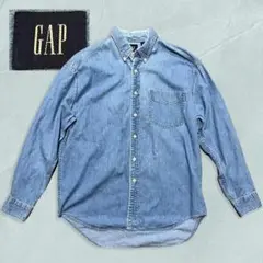 【R200】GAP　長袖デニムシャツ　サイズM