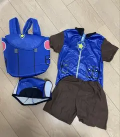 【ハロウィンに】パウパトロール　チェイス　仮装　帽子、リュック付き