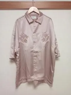 OPENING ACT ヴィンテージ虎刺繍ハーフスリーブスカシャツ