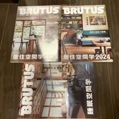 BRUTUS(ブルータス) 3冊セット2023/5,2034/2,2024/5