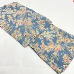 正絹 小紋 着物 花柄