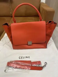 CELINE セリーヌトラペーズ ハンドバッグ ショルダー 付き