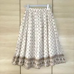 《美品》studioclip スタディオクリップ　刺繍　フレアスカート