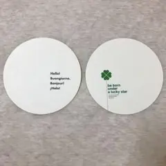 【最終値下】円形はがきセット(2枚組)