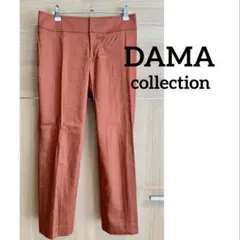 DAMA collection オレンジ テラコッタ　アンクルパンツ