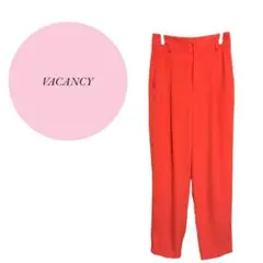 【ヴァカンシー】VACANCY♡ハイウエストパンツ♡美ライン【S】鮮やかオレンジ