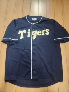 新品 未使用 阪神タイガース ユニホーム フリーサイズ 背番号なし ネイビー