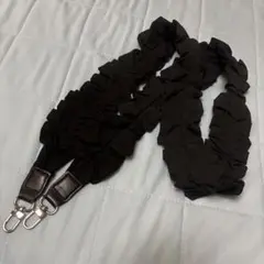 スマホショルダー ギャザーフリル 黒