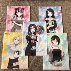 ファミリーマート　バンドリ　クリアファイルセット5枚セット