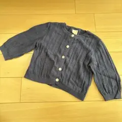 petit main グレー カーディガン M