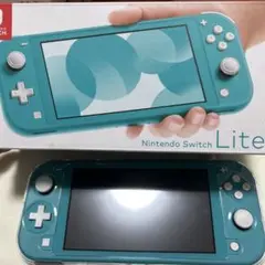 Nintendo Switch lite ターコイズ ケース付き 中古品