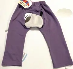 新品未使用　てんしんらんまん　モンキーパンツ　キッズ　ズボン　シマエナガ　100