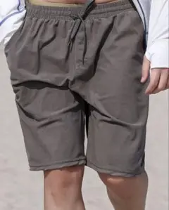 新品 メンズ 水着 水陸両用パンツ アウトドア グレー サーフパンツ