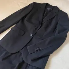極美品 BROOKS BROTHERS スカートスーツ テーラード ブラック 2