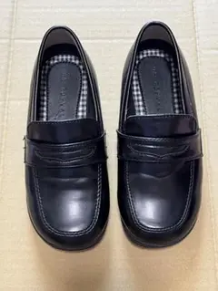 【ほぼ新品】子供用フォーマルシューズ 黒 17.5〜18.0cm TOPVALU