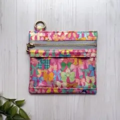 ハンドメイド＊ユキエモン クリアミニポーチ