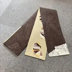 【匿名配送】WAKKA ワッカ 半幅帯　チョコレート