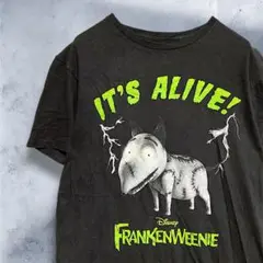 BFJJ ムービー Tシャツ 黒 フランケンウィニー ディズニー 映画 アニメ